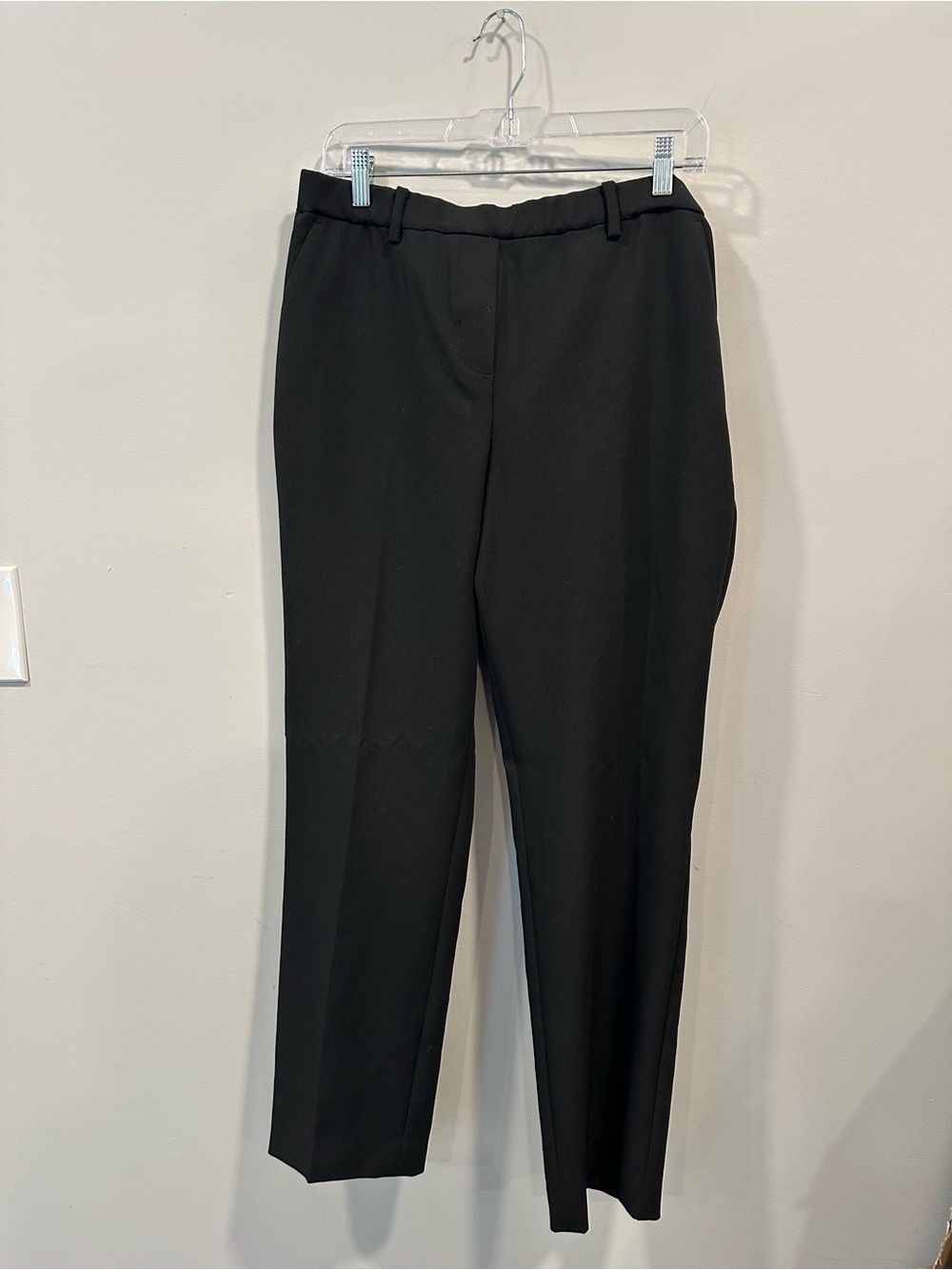 Talbots Black Straight-Leg Trousers